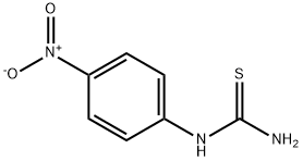 4-ニトロフェニルチオ尿素 化学構造式