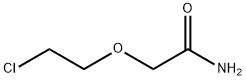 2-(2-クロロエトキシ)アセトアミド 化学構造式