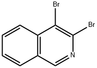 3,4-二溴异喹啉 结构式