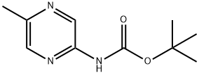 TERT-BUTYL 5-METHYLPYRAZIN-2-YLCARBAMATE, 369638-68-6, 结构式