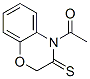 2H-1,4-Benzoxazine-3(4H)-thione,  4-acetyl-  (9CI) Struktur