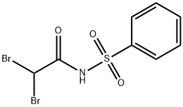 N-(benzenesulfonyl)-2,2-dibromo-acetamide Structure