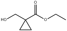 乙基 1-(羟甲基)环丙烷羧酸酯, 3697-68-5, 结构式