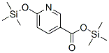 6-[(Trimethylsilyl)oxy]-3-pyridinecarboxylic acid trimethylsilyl ester 结构式