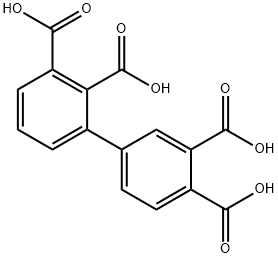 1,1'-Biphenyl-2,3,3',4'-tetracarboxylic acid 结构式