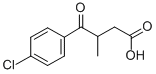 3-(P-CHLOROBENZOYL)-BUTYRIC ACID Struktur