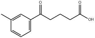 5-(3-メチルフェニル)-5-オキソ吉草酸 化学構造式