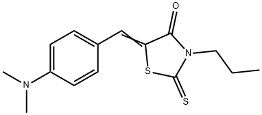 5-[[4-(Dimethylamino)phenyl]methylene]-3-propyl-2-thioxo-4-thiazolidinone Struktur