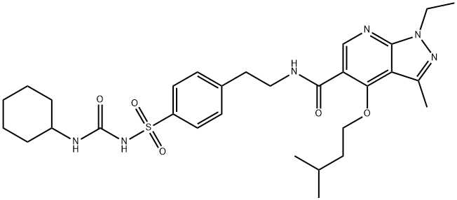 格列卡胺, 36980-34-4, 结构式