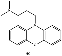 N,N-dimethyl-3-phenoxazin-10-yl-propan-1-amine hydrochloride Structure