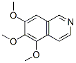 5,6,7-トリメトキシイソキノリン 化学構造式