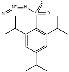 2,4,6-トリイソプロピルベンゼンスルホニルアザイド 化学構造式