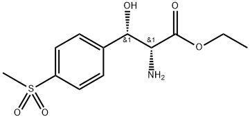 D-对甲砜基苯丝氨酸乙酯 结构式