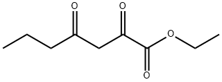 2,4-ジオキソヘプタン酸エチル 化学構造式