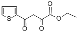 2,4-ジオキソ-4-(2-チエニル)ブタン酸エチル 化学構造式