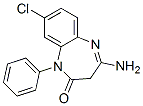 4-Amino-8-chloro-1,3-dihydro-1-phenyl-2H-1,5-benzodiazepin-2-one Structure