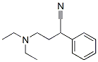 α-[2-(ジエチルアミノ)エチル]ベンゼンアセトニトリル 化学構造式