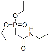 [2-(エチルアミノ)-2-オキソエチル]ホスホン酸ジエチル 化学構造式