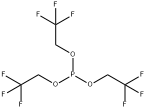 亜リン酸トリス(2,2,2-トリフルオロエチル) 化学構造式