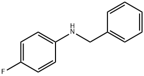 N-苄基-4-氟苯胺, 370-77-4, 结构式