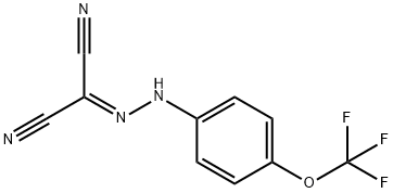 碳酰氰-4-三氟甲氧基苯腙,370-86-5,结构式