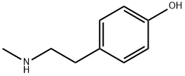 N-甲基酪胺 结构式