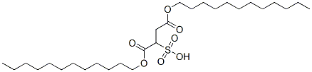 2-磺基丁二酸双十二烷酯, 3700-71-8, 结构式