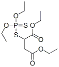 2-[(Diethoxyphosphinothioyl)thio]butanedioic acid diethyl ester Struktur