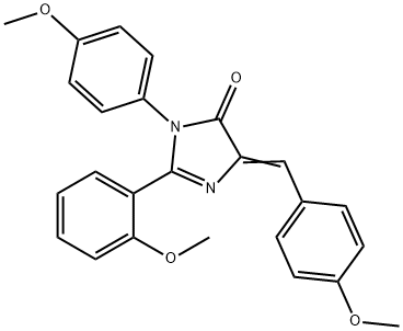 4H-Imidazol-4-one,  3,5-dihydro-2-(2-methoxyphenyl)-3-(4-methoxyphenyl)-5-[(4-methoxyphenyl)methylene]-|