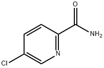 5-クロロピリジン-2-カルボキサミド 化学構造式