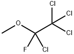 1,2,2,2-TETRACHLORO-1-FLUOROETHYL METHYL ETHER Struktur