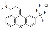 (E)-N,N-dimethyl-3-[2-(trifluoromethyl)-9H-thioxanthen-9-ylidene]propylamine hydrochloride|
