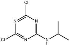 2,4-Dichloro-6-isopropylamino-1,3,5-triazine Structure