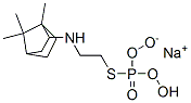 sodium N-[2-(hydroxy-oxido-phosphoryl)sulfanylethyl]-1,7,7-trimethyl-n orbornan-2-amine Structure