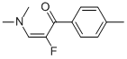 2-Propen-1-one, 3-(dimethylamino)-2-fluoro-1-(4-methylphenyl)- (9CI) Structure