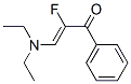 2-Propen-1-one, 3-(diethylamino)-2-fluoro-1-phenyl- (9CI) Structure