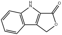 1H-furo[3,4-b]indol-3(4H)-one 结构式