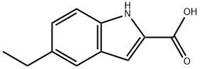 5-ETHYLINDOLE-2-CARBOXYLIC ACID, 37033-93-5, 结构式