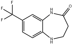 8-TRIFLUOROMETHYL-1,3,4,5-TETRAHYDRO-BENZOB1,4DIAZEPIN-2-ONE Structure