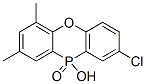 8-Chloro-10-hydroxy-2,4-dimethyl-10H-phenoxaphosphine 10-oxide Structure