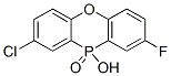 2-Chloro-8-fluoro-10-hydroxy-10H-phenoxaphosphine 10-oxide Structure