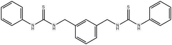 1,3-[双(3-苯基硫脲基甲基)]苯,37042-63-0,结构式