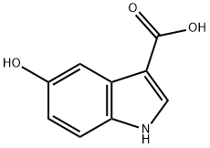 5-羟基吲哚-3-羧酸, 3705-21-3, 结构式