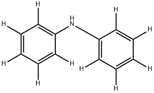 ジフェニル‐D10‐アミン 化学構造式