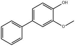 2-Methoxy-4-phenylphenol Struktur