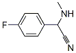 Benzeneacetonitrile, 4-fluoro-alpha-(methylamino)- (9CI) Struktur