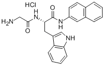H-GLY-TRP-ΒNA塩酸塩 化学構造式