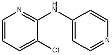 N-(4-ピリジル)-3-クロロ-2-ピリジンアミン 化学構造式