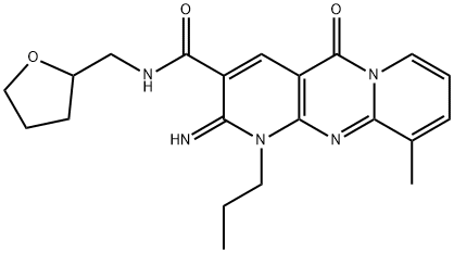 2-imino-10-methyl-5-oxo-1-propyl-N-(tetrahydro-2-furanylmethyl)-1,5-dihydro-2H-dipyrido[1,2-a:2,3-d]pyrimidine-3-carboxamide|