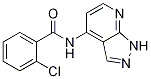 BenzaMide,2-chloro-N-1H-pyrazolo[3,4-b]pyridin-4-yl- Struktur
